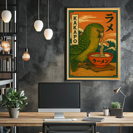 Kakapo Ramen Delight Poster