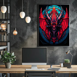 The Crimson Beast Poster PosterGoat
