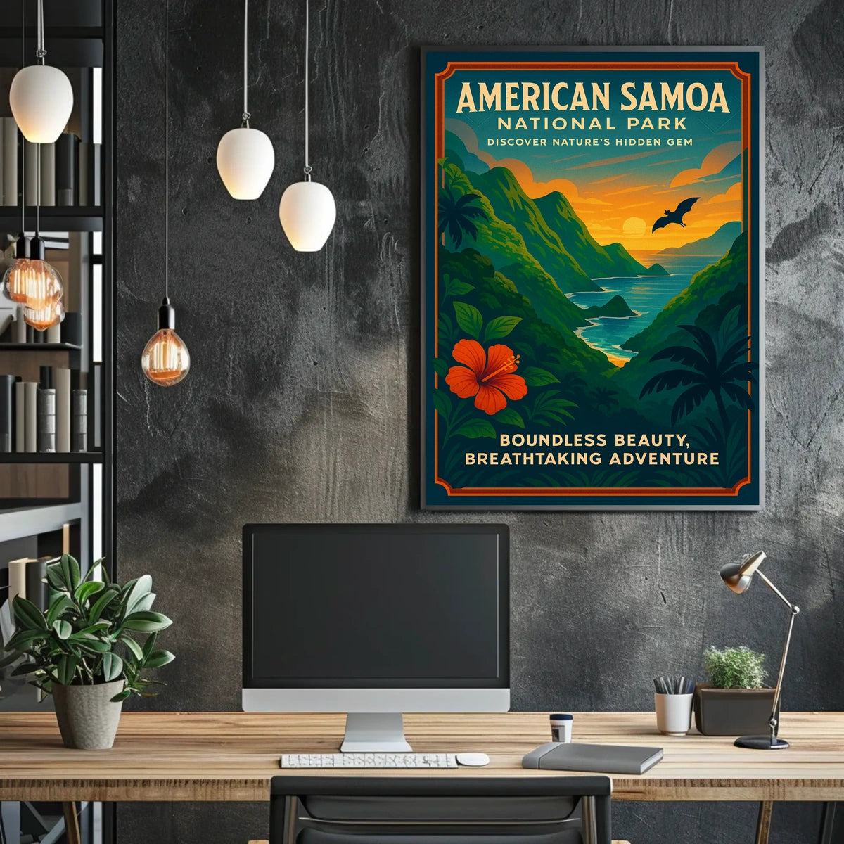 American Samoa Travel Adventures National Park Poster