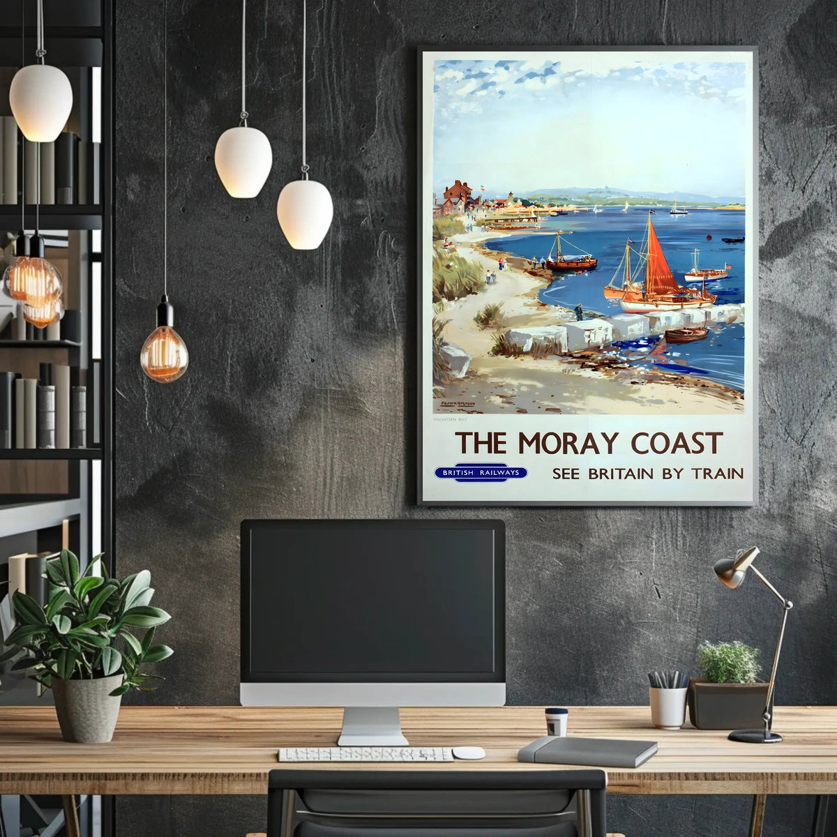 The Moray Coast See Britain By Train Poster