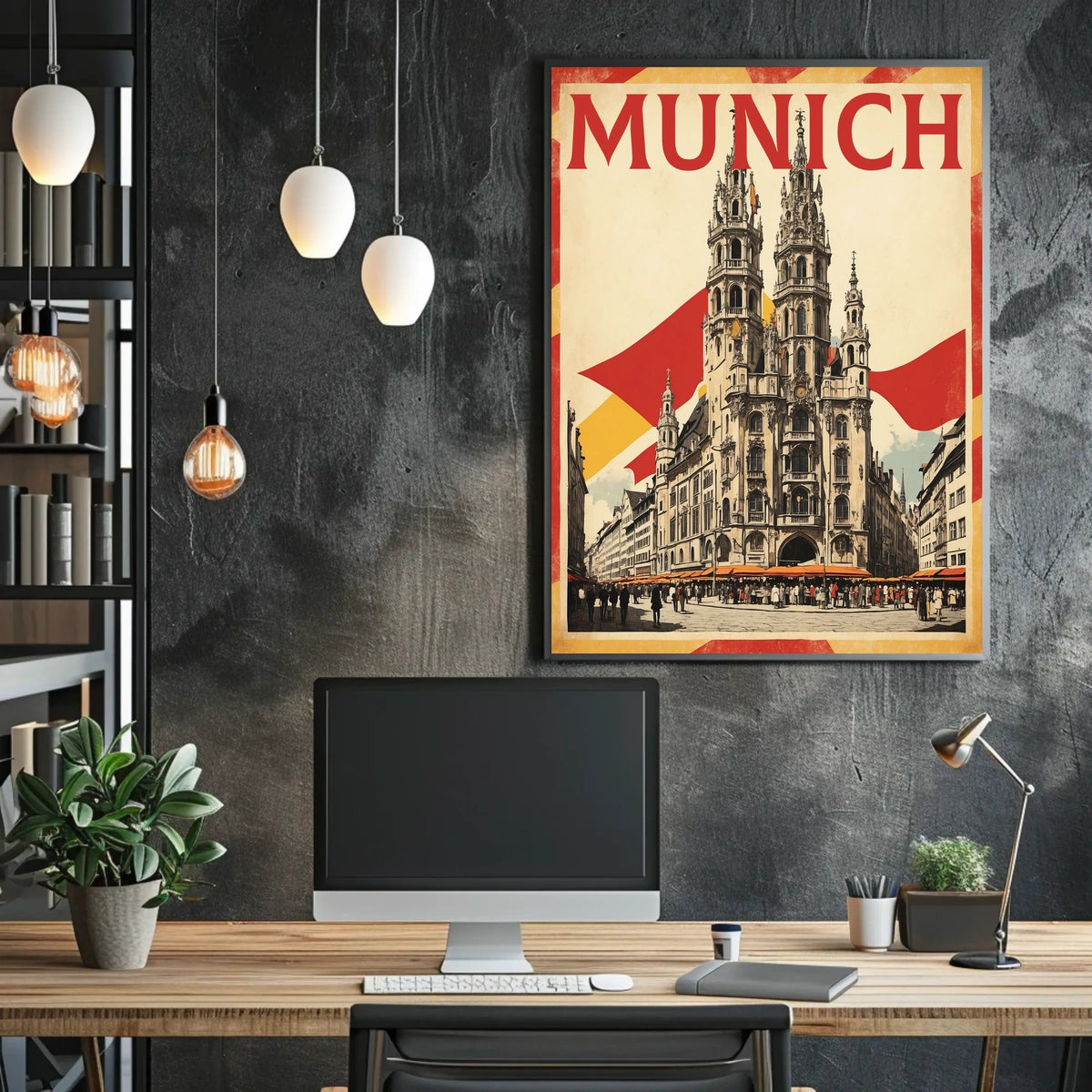 Munich Architectural Splendor Poster