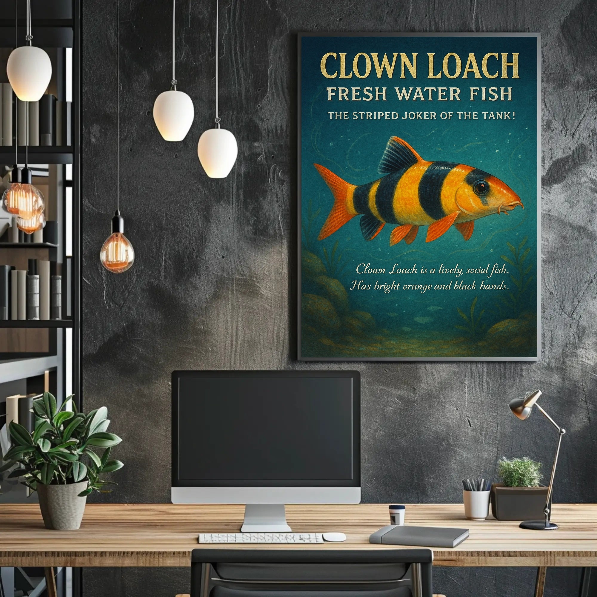 Clown Loach The Striped Joker Of The Poster