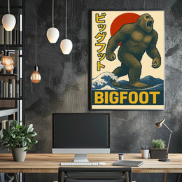 Bigfoot Sighted Poster PosterGoat