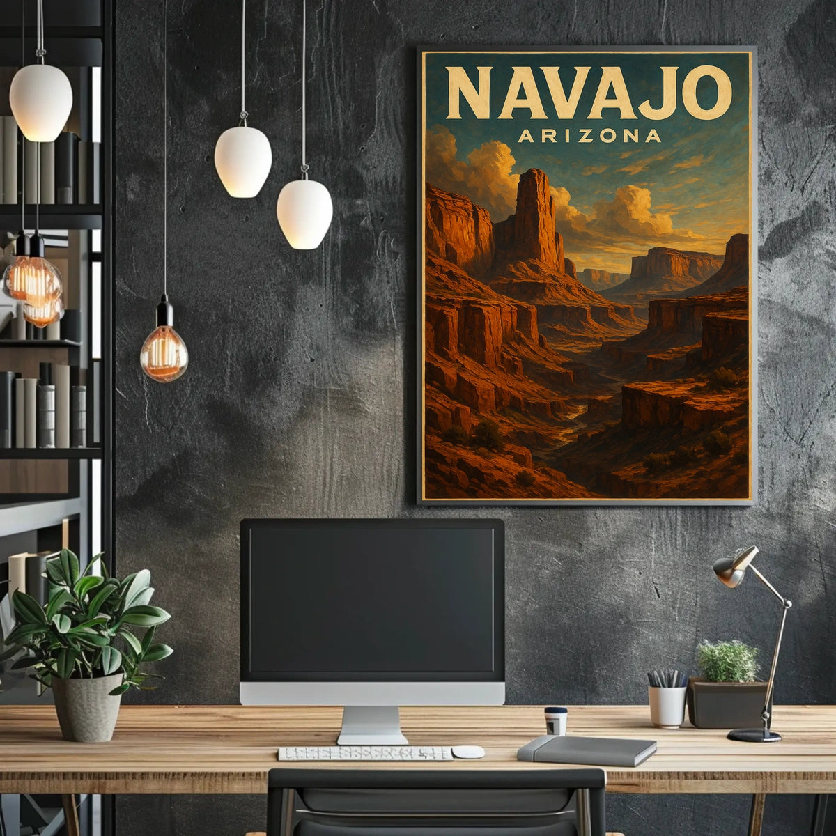 Navajo Arizona Landscape Poster