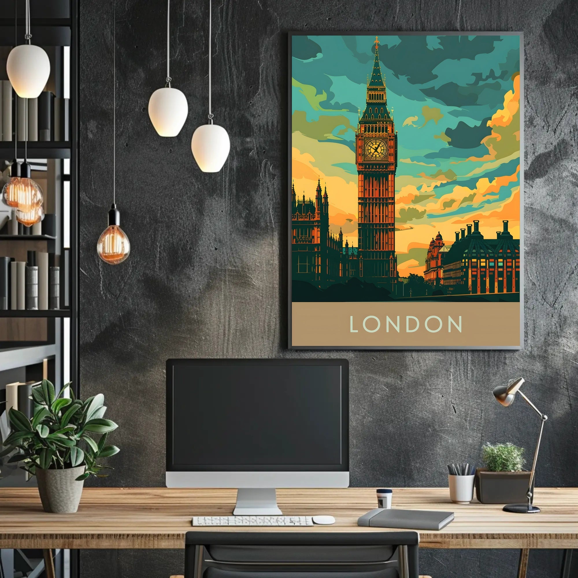 Big Ben London Travel Enthusiast's Classic Spirit Travel Poster