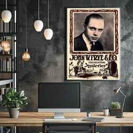 Mystery and Magic Show Vintage Poster