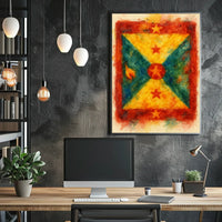 Vibrant National Colors Poster