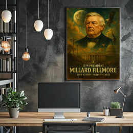 Millard Fillmore 13Th President Poster