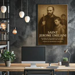 Saint Jerome Emiliani Patron Of Poster