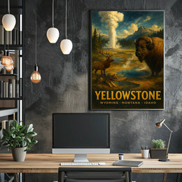 Yellowstone National Park Poster