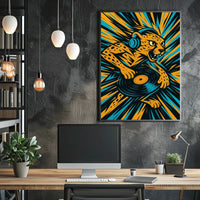 Dj Cheetah Groove Poster