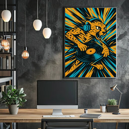 Dj Cheetah Groove Poster