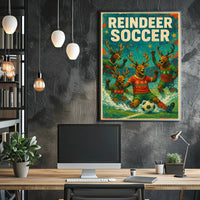 Reindeer Soccer Extravaganza Poster