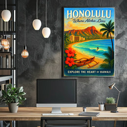 Explore the Heart of Hawaii Poster