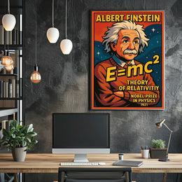 Albert Einstein Theory Of Relativity Poster