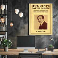 Houdini's Paper Magic: Vintage Cultural or Heritage Poster