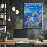 Santorini, Greece Poster
