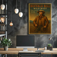 Vintage Western Showman: Cultural Heritage Poster