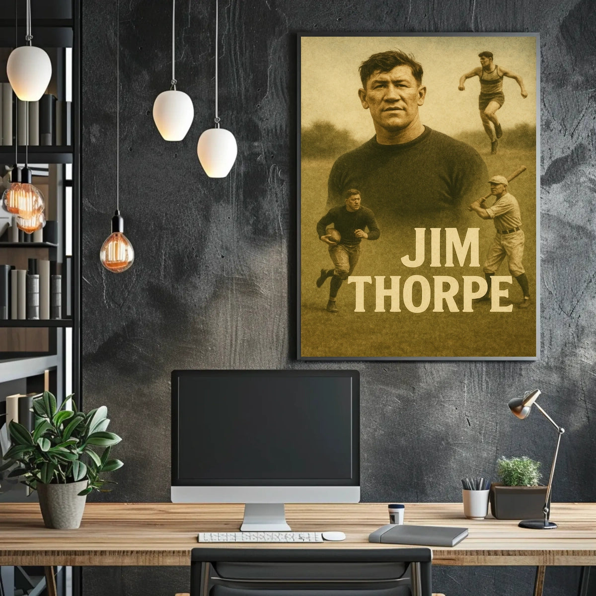 Jim Thorpe Athletic Legend Poster