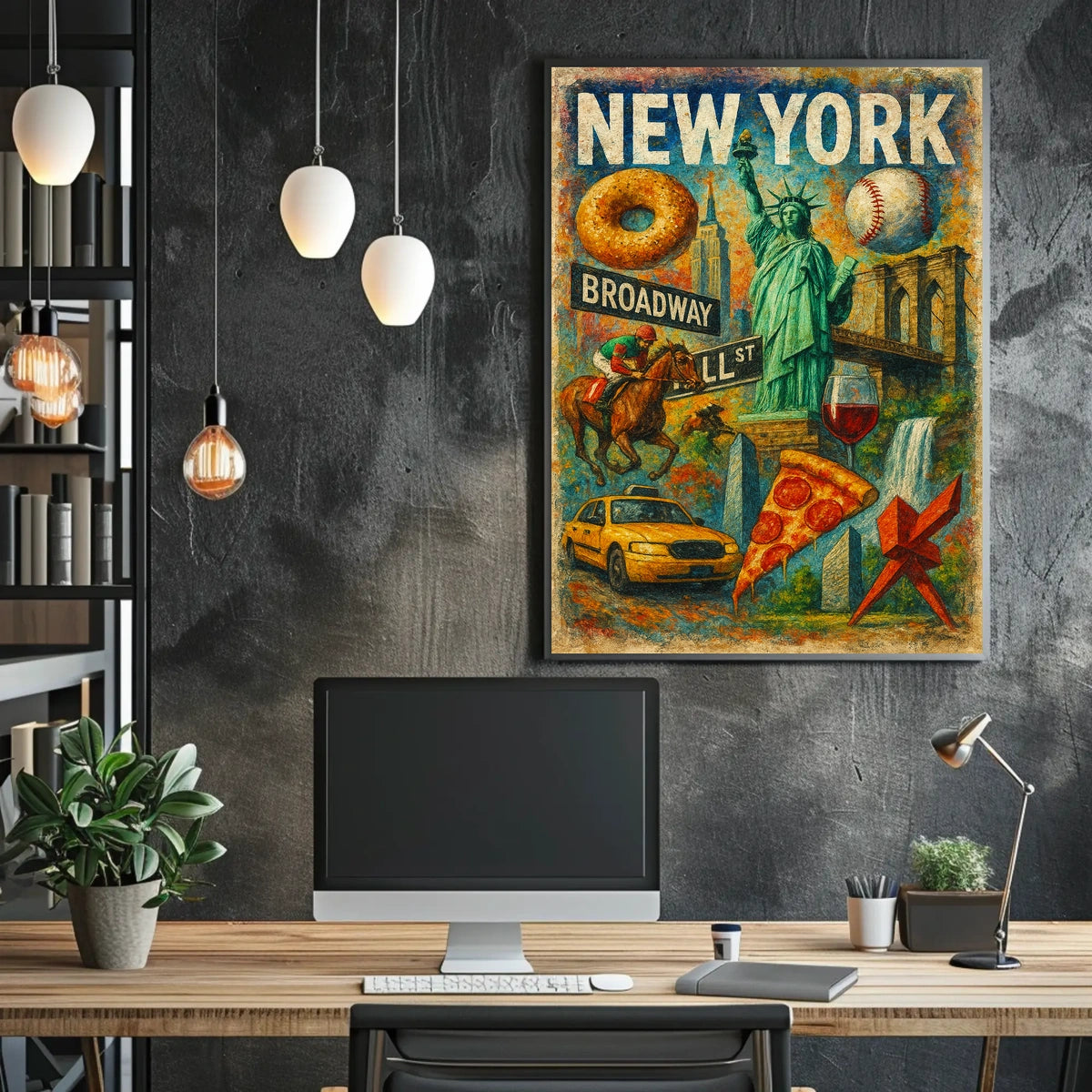 New York Icons Poster