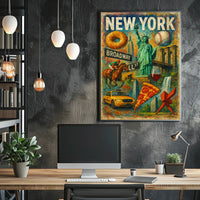 New York Icons Poster