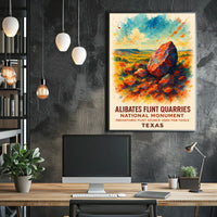Alibates Flint Quarries National Poster