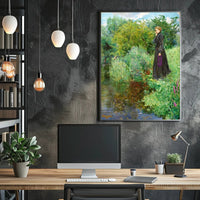 Contemplation by the Water's Edge Poster