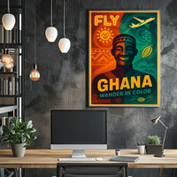 Fly Ghana Wander In Color Poster