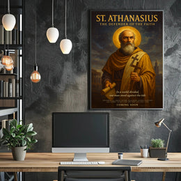 St. Athanasius Portrait - Historical Poster PosterGoat