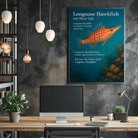 Discover the Longnose Hawkfish Poster