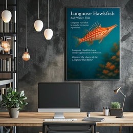 Discover the Longnose Hawkfish Poster