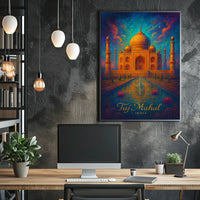 Taj Mahal India Poster