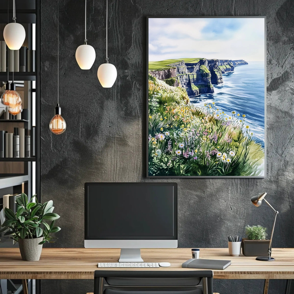 Ireland Cliffs of Moher View Poster