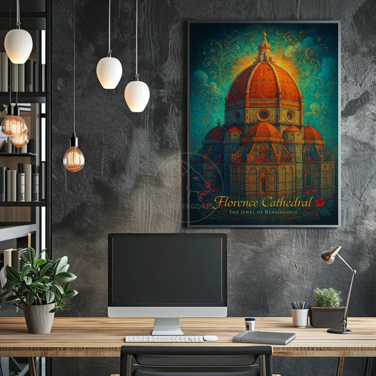 Florence Cathedral Renaissance Art Cultural Heritage Poster