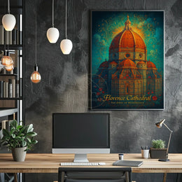 Florence Cathedral Renaissance Art Cultural Heritage Poster