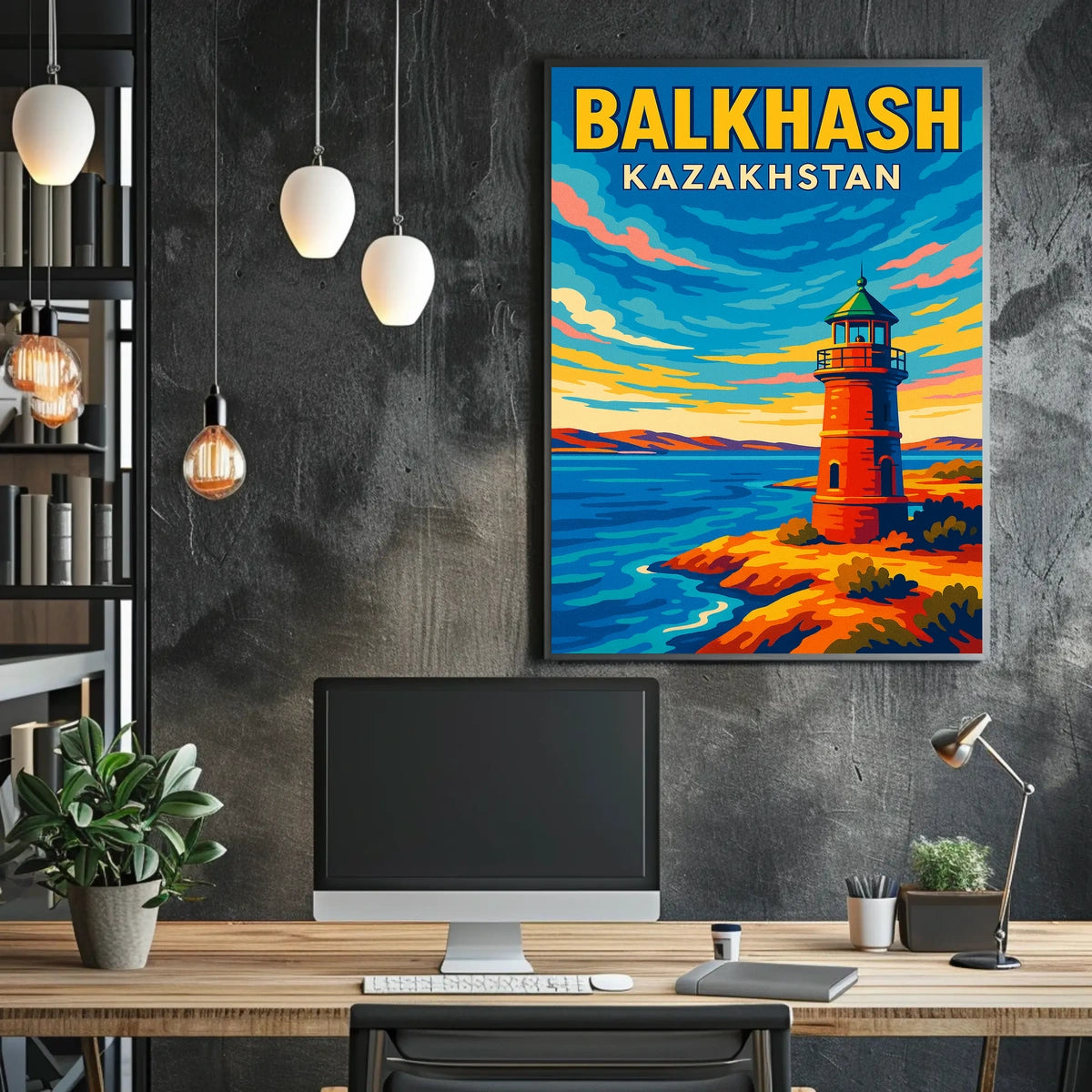 Balkhash, Kazakhstan Poster