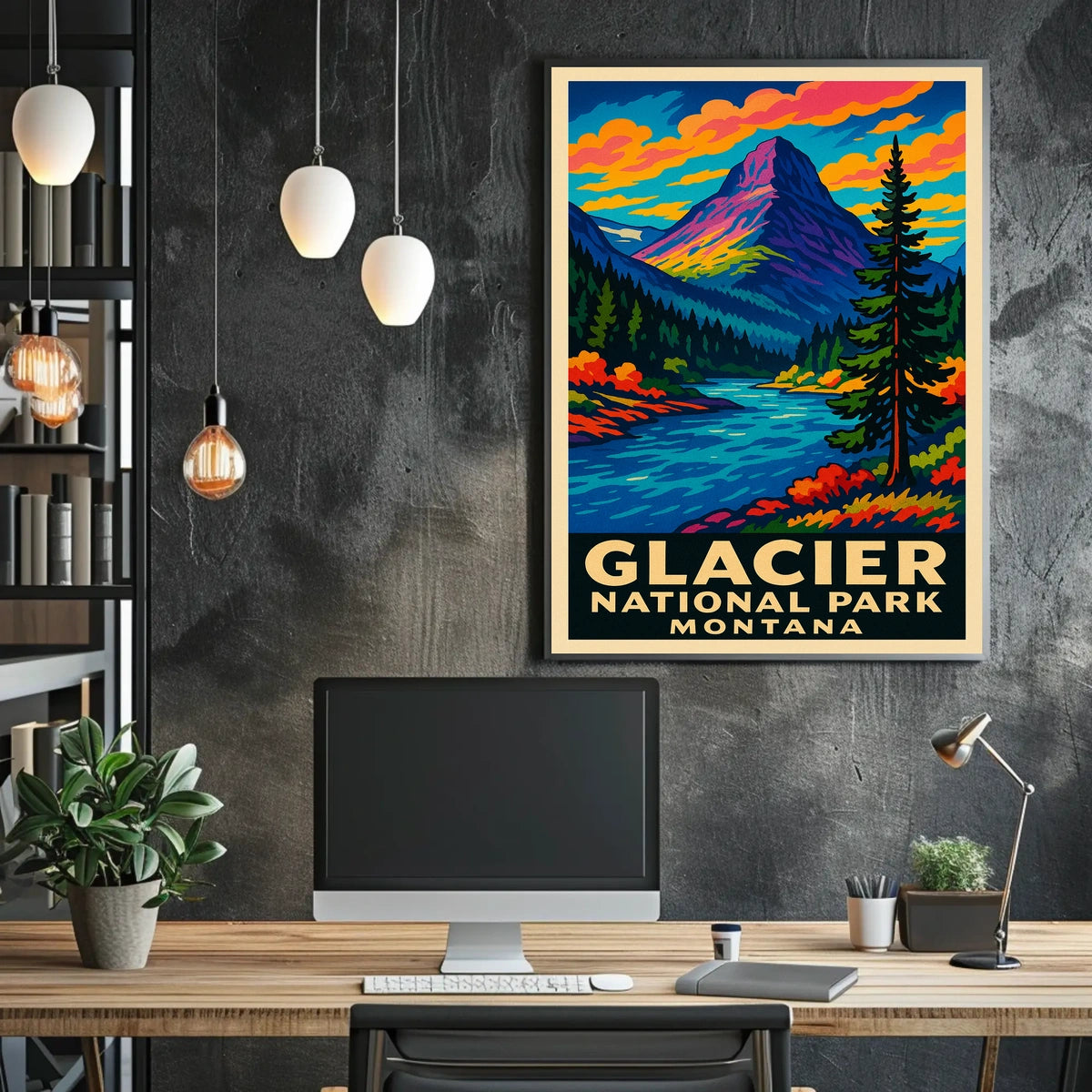 Glacier National Park Montana Poster