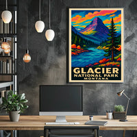 Glacier National Park Montana Poster