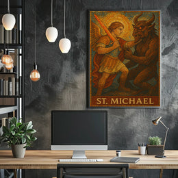 Saint Michael Sacred Art poster