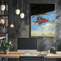 Whimsical Flight Adventure Poster PosterGoat