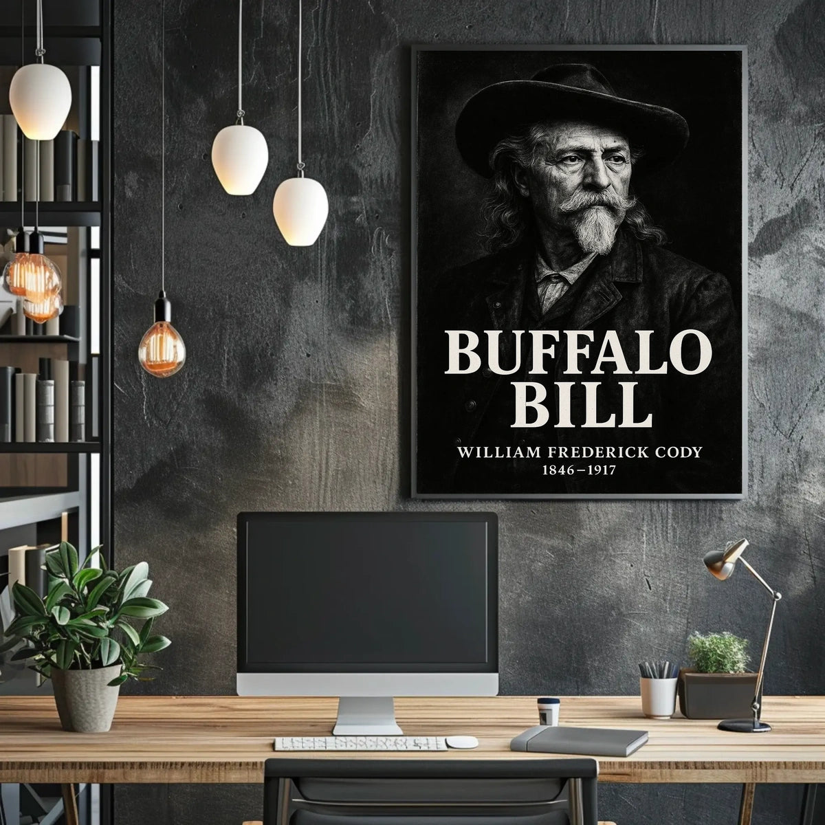 Buffalo Bill Old West Heritage Historical or Presidential Poster