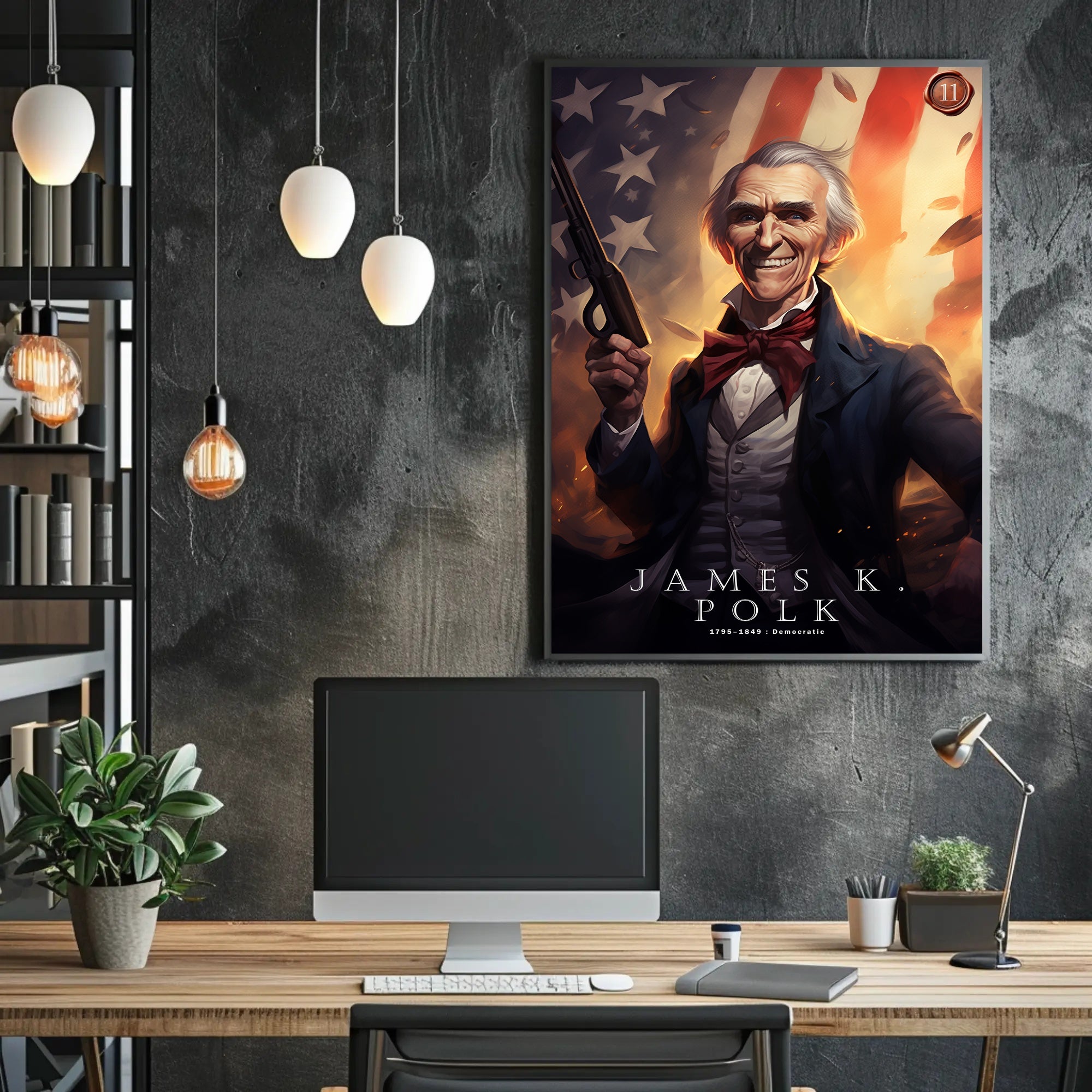 James K. Polk Poster