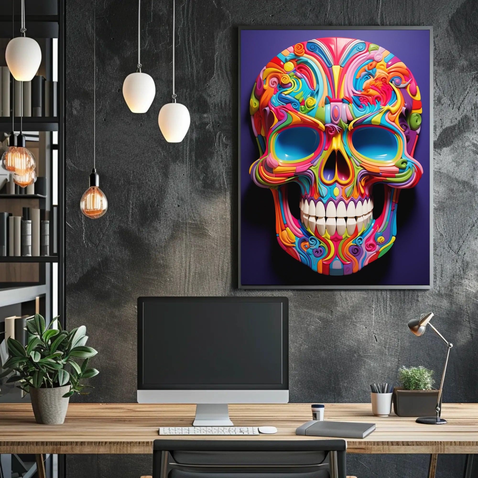 Day of the Dead Cultural Heritage Poster Wall Art