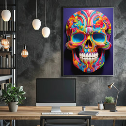 Day of the Dead Cultural Heritage Poster Wall Art