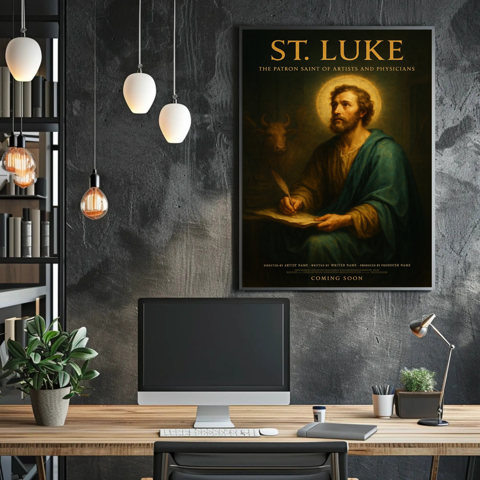 St. Luke Patron Saint Of Artists Poster PosterGoat