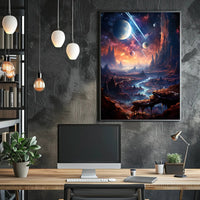 Cosmic Landscape Poster PosterGoat