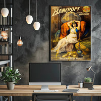 Vintage Theatrical Poster with Exotic Oriental Mystique