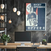 Propaganda Poster with Symbolic Imagery Poster PosterGoat