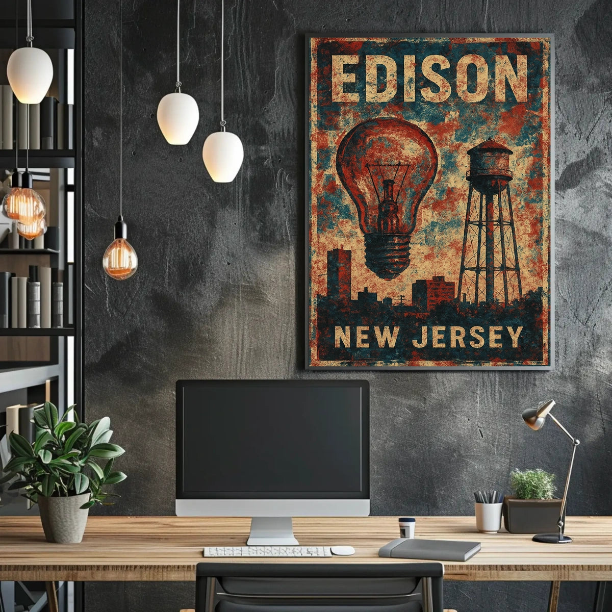 Edison, New Jersey Poster