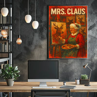 Mrs. Claus The Artist Poster